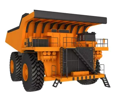 Mining Machinery Equipment Pack 3D model