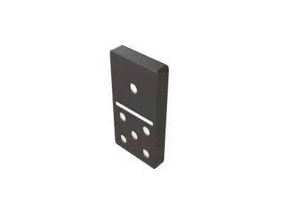 Dominoes V4 Pack 01 Low-poly 3D model