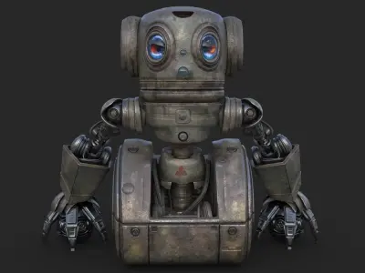Cute Robot 3D model