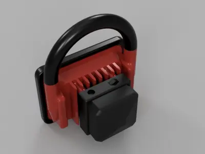 Camp lamp square 1-10 RC accessory Free 3D print model