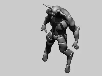 Japanese Kaiju inspired zton 3D model