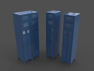 PBR School Gym Locker 10 - Multi color Pack