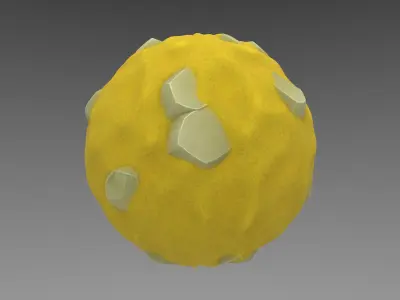 Grass - Stylised PBR Texture - Material 3D model