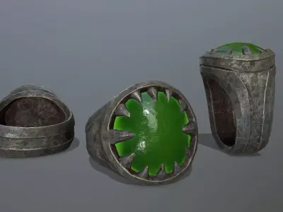 Heal Ring Low-poly 3D model