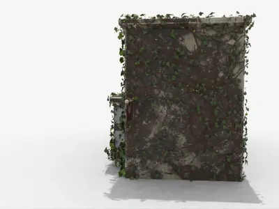  Abandoned House 4k texture 3D model