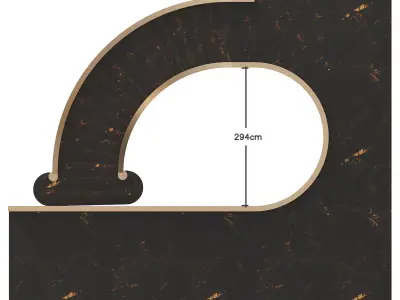 Spiral staircase 19 3D model