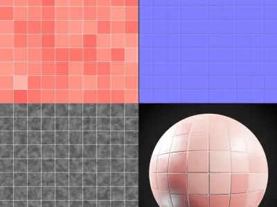 Tile  PBR Texture 05 Texture