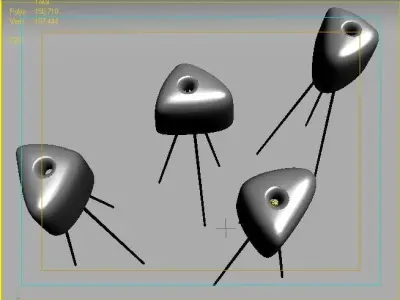 TOM DIXON FELT SHADE STANDING LAMP 3D model