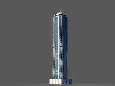 Emirates Crown Tower - Dubai marina 3D model