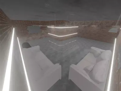 Loft Interior 3D model get