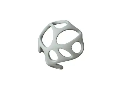SciFi Cube Object No 43245 Low Poly Shape Texture