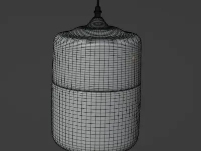 Hanging Light Short Cylinder 3D model