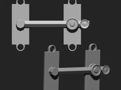 Door Latch IMM Brush Pack 15 in One vol 3 3D model