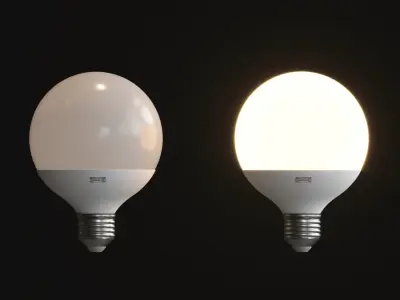 Light Bulb Set IKEA  3D model