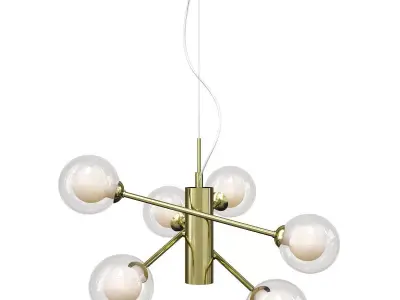 2 KUMARA 6lt gold pendant Low-poly 3D model