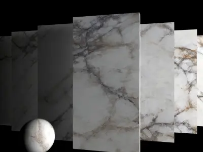Marble Set Museum Crystal White 80x160 Texture