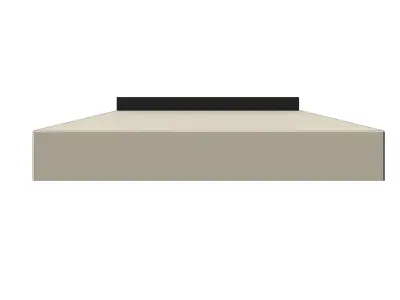 Square Storm Drain With Concrete Frame Street Drainage Grate Urb 3D model