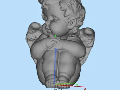 angel  3D print model