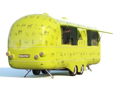 Food Truck ENK-8 3D model