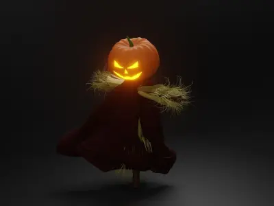 Halloween Pumpkin Pack Collection 3D model