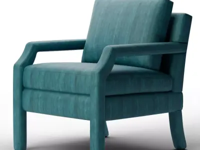 Delaney Chair Low-poly 3D model