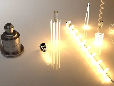 Light Bulb Kit 3D model