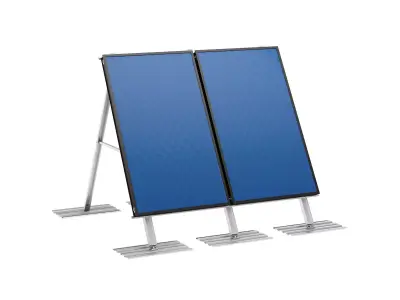 Solar panels auroTHERM classic Vaillant 3D model