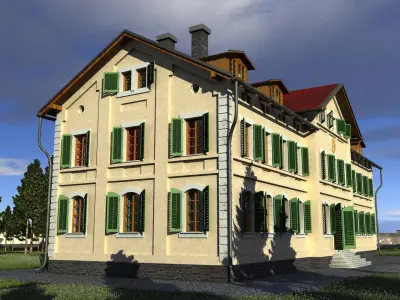 Mansion house 3D model