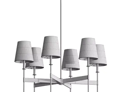 Taylor 6 Light Chandelier 3D model