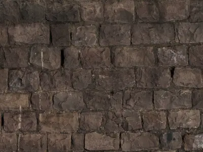 Old Stone Wall Pbr Texture