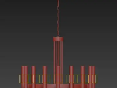 Visual Comfort chandelier 3D model buy