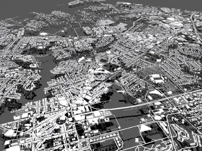 Cityscape Annapolis United Maryland States 3D model