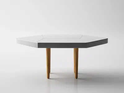 Coffee Table - High Quality Furniture 06 Low-poly 3D model