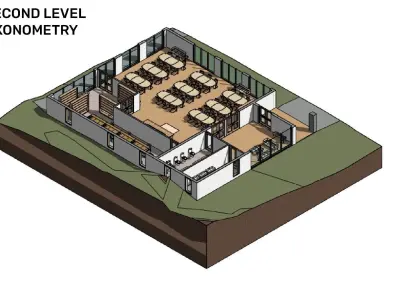 Canteen - Revit 3D model