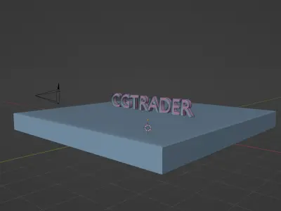 neon Text 3D model