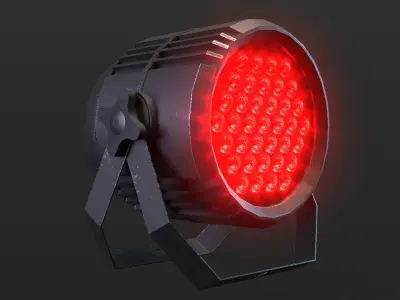 LED PAR Low-poly 3D model