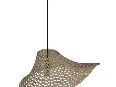 Boho Lamp Low-poly 3D model