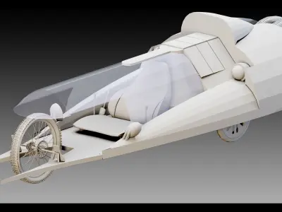 7 Sci- Fi Vehicles- Vol 02- High detail 3d models 3D model