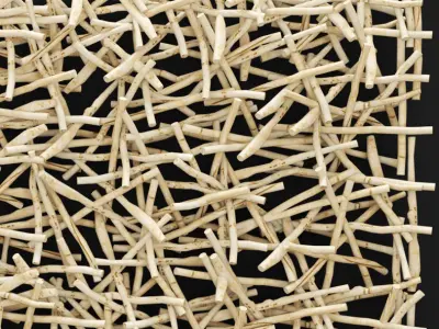 Stick Wall Art 3D 3D model