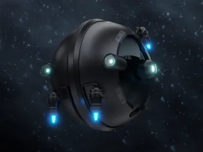 Sci-fi Drone 3D model