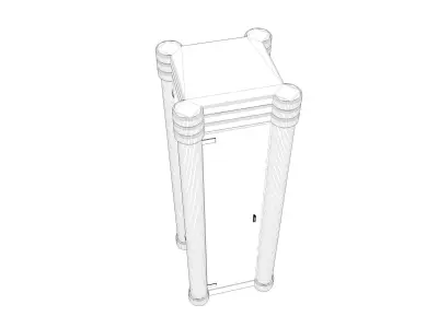 EXHIBITION CABINET 3D model