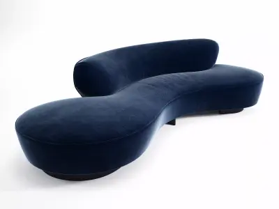 Serpentine Sofa 3D model