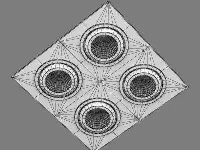 0116x4 Singo Lightstar Spotlight 3D model