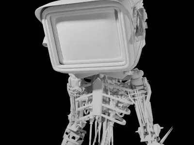 Cyberpunk Robot 3D model