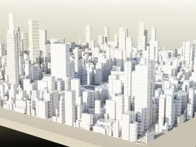 Sendai Japan 3D model