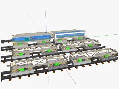 Modular train IC 3D model