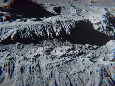 Moon Environment Pack - Unity 2017 Package Low-poly 3D model