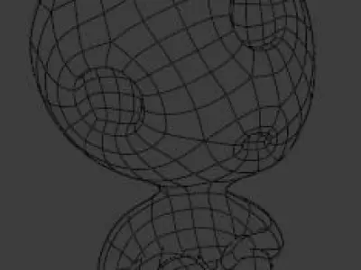 Kodama 2 figurine with eyes 3D print model