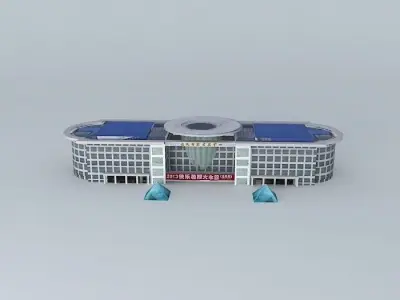 Wuhan International Convention and Exhibition Center 3D model