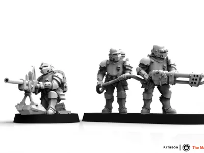 Feudal Guard Elite Special Weapon team 3D print model